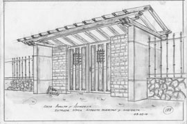 Puerta entrada finca y cubierta